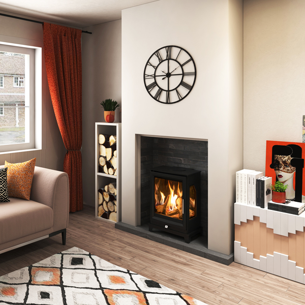 Paragon Edge 3S Balanced Flue Gas Stove | Flames.co.uk