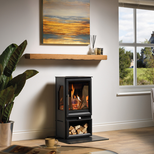 Paragon Edge 3S Gas Stove | Flames.co.uk