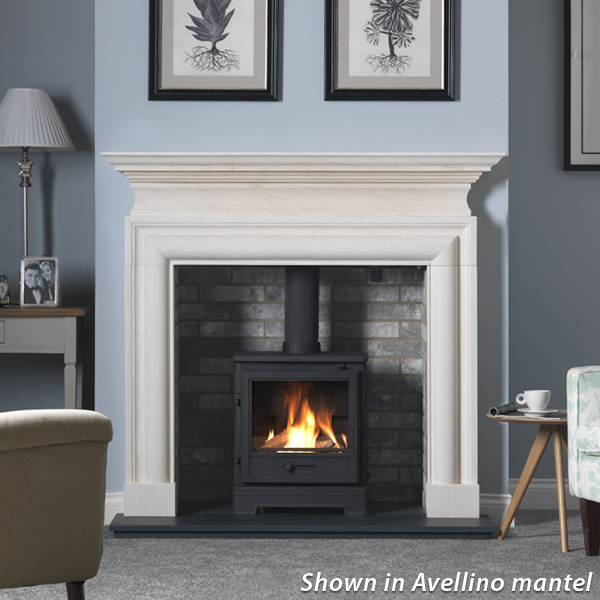 Penman Bassington Gas Stove - Black | Flames.co.uk