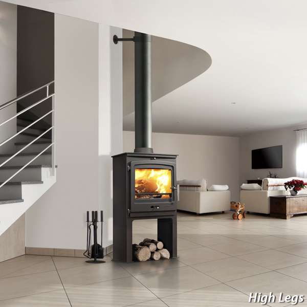 Portway P2 Contemporary Multi-Fuel Stove | Flames.co.uk