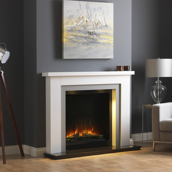 Pureglow Hanley With Chelsea 750 Electric Fireplace Suite | Flames.co.uk