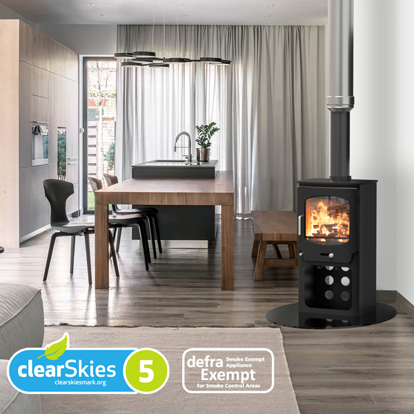 Saltfire ST-X5 Tall Multi-Fuel Stove | Flames.co.uk