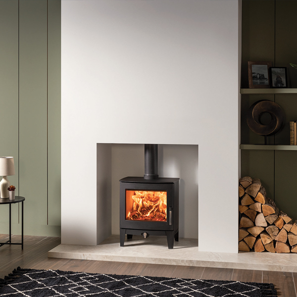 Stovax Futura 5 Ecodesign Plus Wood Burning / Multifuel Stove | Flames ...