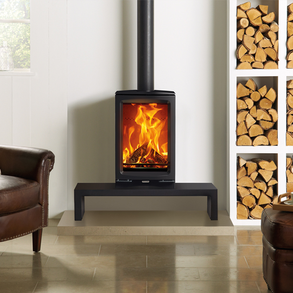 Stovax Vogue Midi T Tall Eco Wood Burning Multi-Fuel Stove | Flames.co.uk